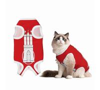 The Hamburg Flag - Traje de recuperación para perros y gatos después de la cirugía, camisa de recuperación de mascotas, mamelucos para perros, traje de recuperación de cirugía para mascotas