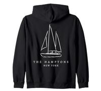 The Hamptons New York Yacht Club Sailing Souvenir Hombres Mujeres Sudadera con Capucha