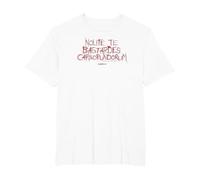 The Handmaid's Tale Nolite Te Bastardes Carborundorum Q2 Camiseta, Hombre Tallas Grandes, Blanco, 5X Alto