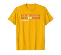 The Handmaid's Tale Nolite Te Bastardes Carborundorum Quote Camiseta, Hombre, Dorado Brillante, 3XL