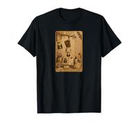 The Hanged Man Tarot Card Scrapbook Design Camiseta