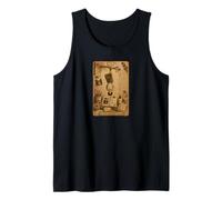 The Hanged Man Tarot Card Scrapbook Design Camiseta sin Mangas