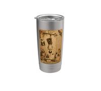 The Hanged Man Tarot Card Scrapbook Design Vaso térmico de acero inoxidable de doble pared