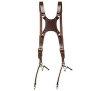 The Hantler Arnés para cámara doble Brandy / Latón, Regular