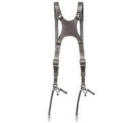 The Hantler Arnés para cámara dual Gris Piedra / Plata vieja, Grande