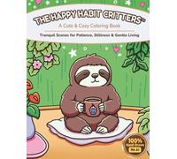 The Happy Habit Critters: Lumi the Peaceful Sloth: A Cute & Cozy Coloring Book: Tranquil Scenes for Patience, Stillness & Gentle Living