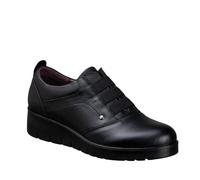 The Happy Monk Carmina 018 Zapato DE Piel con Elasticos Mujer Negro 40