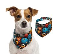 The Happy World of Soccer - Pañuelo lavable para perros pequeños a grandes, bufanda para mascotas para niñas o niños, accesorios para mascotas