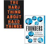 The Hard Thing About Hard Things [Hardcover] By Ben Horowitz, The Founders By Jimmy Soni 2 Books Collection Set