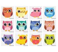 The Harlequin Brand - Lote de 24 tatuajes temporales para niños