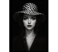 The Hat Maker's Apprentice: Creative Writing Notebook for Stress and Anxiety Relief - Image-Based Writing Prompt Journal - Large 8.25x11 inch size - Unlined - 120 Numbered pages