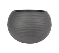 The HC Companies 10 Inch Atlas Sphere Planter Lightweight Decorative Round Indoor Outdoor Plastic Plant Pot for Herbs and Flow