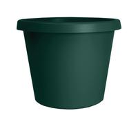 The HC Companies 10 Inch Round Prima Planter Plastic Plant Pot with Rolled Rim for Indoor Outdoor Plants Flowers Herbs Evergr