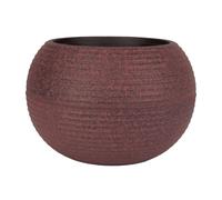 The HC Companies 12 Inch Atlas Sphere Planter Lightweight Decorative Round Indoor Outdoor Plastic Plant Pot for Herbs and Flow