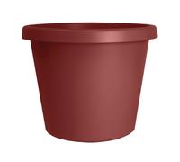 The HC Companies 12 Inch Round Prima Planter Plastic Plant Pot with Rolled Rim for Indoor Outdoor Plants Flowers Herbs Marsal