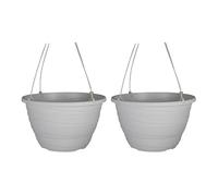 The HC Companies Maceta Colgante, Color Blanco, 13 Pulgadas