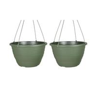 The HC Companies Maceta Colgante, Verde, 13 Pulgadas