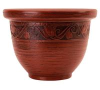 The HC Companies - Maceta de plástico, Color Rojo fénix, 14 Pulgadas