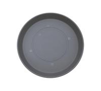The HC Companies Platillo de plástico para Maceta, Gris cálido, 10.5 Pulgadas