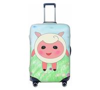 The Head Of The Bull Devil - Funda de equipaje de viaje para equipaje de 18 a 32 pulgadas, lavable, resistente a los arañazos, Lindo cordero, L