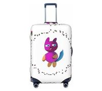 The Head Of The Bull Devil - Funda de equipaje de viaje para equipaje de 18 a 32 pulgadas, lavable, resistente a los arañazos, Happy 3D Kitten, S