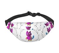 The Head of The Bull Devil - Riñonera bandolera para hombre y mujer, para correr, senderismo, montañismo, viajes, gimnasio, ciclismo fitness, Happy 3D Kitten, Talla única