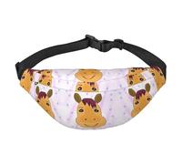 The Head of The Bull Devil - Riñonera bandolera para hombre y mujer, para correr, senderismo, montañismo, viajes, gimnasio, ciclismo fitness, Cabeza de caballo de dibujos animados, Talla única