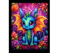 The Healing Witch: Baby Dragons: 4 (Midnight Coloring Club)