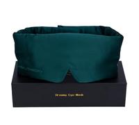 The Healtheory Antifaz con peso de seda 100 % para dormir con paquete de gel refrescante, antifaz de lujo que bloquea la luz, ajuste ajustable, función de frío, seda de morera, regalo ideal para