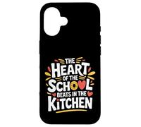 The Heart of The School Beats In The Kitchen - Carcasa para iPhone 16