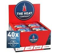 THE HEAT COMPANY Calentadores Pies - 5, 15 o 40 Pares - Extra CÁLIDO - Adhesivo - 8 Horas de pies Calientes - Calor instantáneo - Activado por Aire - Puro Natural - para Todos Las Tallas