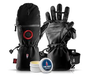 THE HEAT COMPANY - Heat 3 Smart Pro Guantes y Manoplas en uno - maneje y manténgase Caliente - No. 1 Guantes de Foto, al Aire Libre, esquí - Unisex
