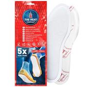 THE HEAT COMPANY Plantillas Calentadoras Adhesivas - EXTRA CÁLIDO - Calentadores Pies - 8 horas de pies calientes - calor instantáneo - activado por aire - puro natural - Tamaño SMALL: 36-40 - 5 pares