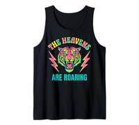 The Heavens Are Roaring Bible Salmo 19:1 Fe Cristiano Camiseta sin Mangas