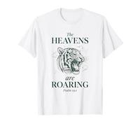The Heavens Are Roaring Christian Psalm Bible Camiseta