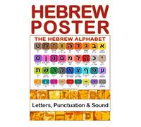 THE HEBREW ALPHABET POSTER: DIN A4 White Edition (Hebrew Alphabet & Judaica Art Series)