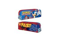 The Hedgehog - Estuche para lápices con cremallera para niños, soporte de papelería para niños, juego de regreso a clases