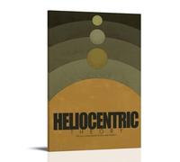 The Heliocentrics - Póster impermeable para pared, pintura decorativa adecuada para oficina, dormitorio, sala de estar, marco de póster, estilo 60 x 90 cm