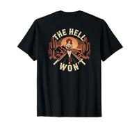 The Hell I Won'T Funny Cowgirl Country Western Rodeos Retro Camiseta