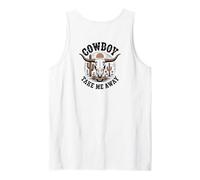 The Hell I Won'T Funny Cowgirl Country Western Rodeos Retro Camiseta sin Mangas