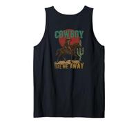 The Hell I Won'T Funny Cowgirl Country Western Rodeos Retro Camiseta sin Mangas