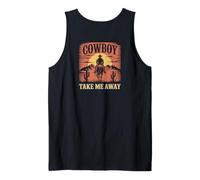 The Hell I Won'T Funny Cowgirl Country Western Rodeos Retro Camiseta sin Mangas