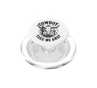 The Hell I Won'T Funny Cowgirl Country Western Rodeos Retro PopSockets PopGrip para MagSafe