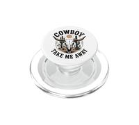 The Hell I Won'T Funny Cowgirl Country Western Rodeos Retro PopSockets PopGrip para MagSafe