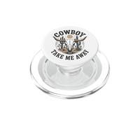 The Hell I Won'T Funny Cowgirl Country Western Rodeos Retro PopSockets PopGrip para MagSafe