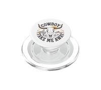 The Hell I Won'T Funny Cowgirl Country Western Rodeos Retro PopSockets PopGrip para MagSafe