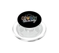 The Hell I Won'T Funny Cowgirl Country Western Rodeos Retro PopSockets PopGrip para MagSafe