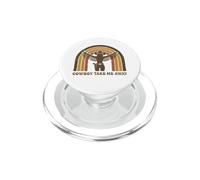 The Hell I Won'T Funny Cowgirl Country Western Rodeos Retro PopSockets PopGrip para MagSafe