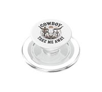 The Hell I Won'T Funny Cowgirl Country Western Rodeos Retro PopSockets PopGrip para MagSafe