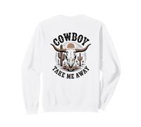 The Hell I Won'T Funny Cowgirl Country Western Rodeos Retro Sudadera